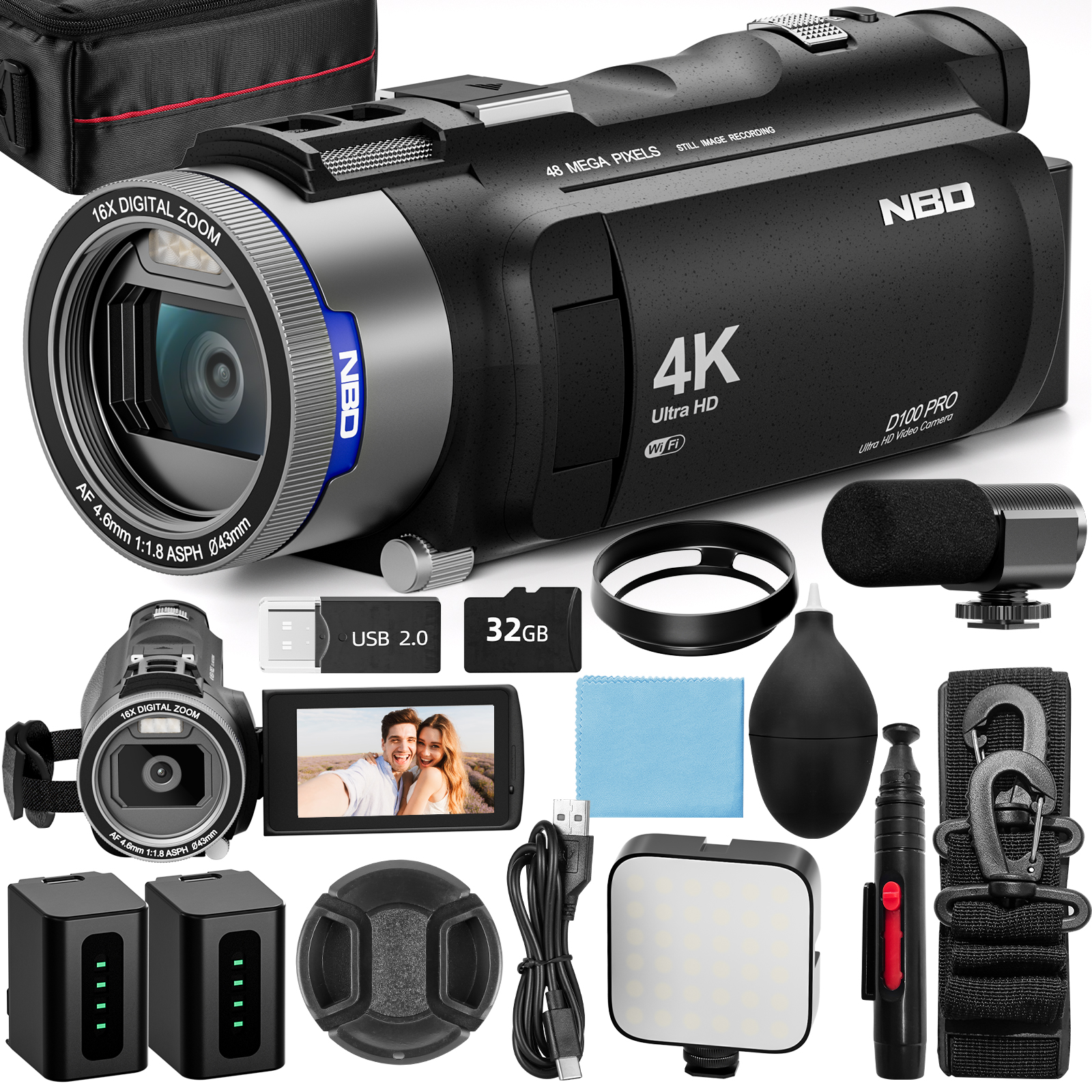 Lifestyle In Korean - NBD 4K HD&48MP Camcorder Video Camera