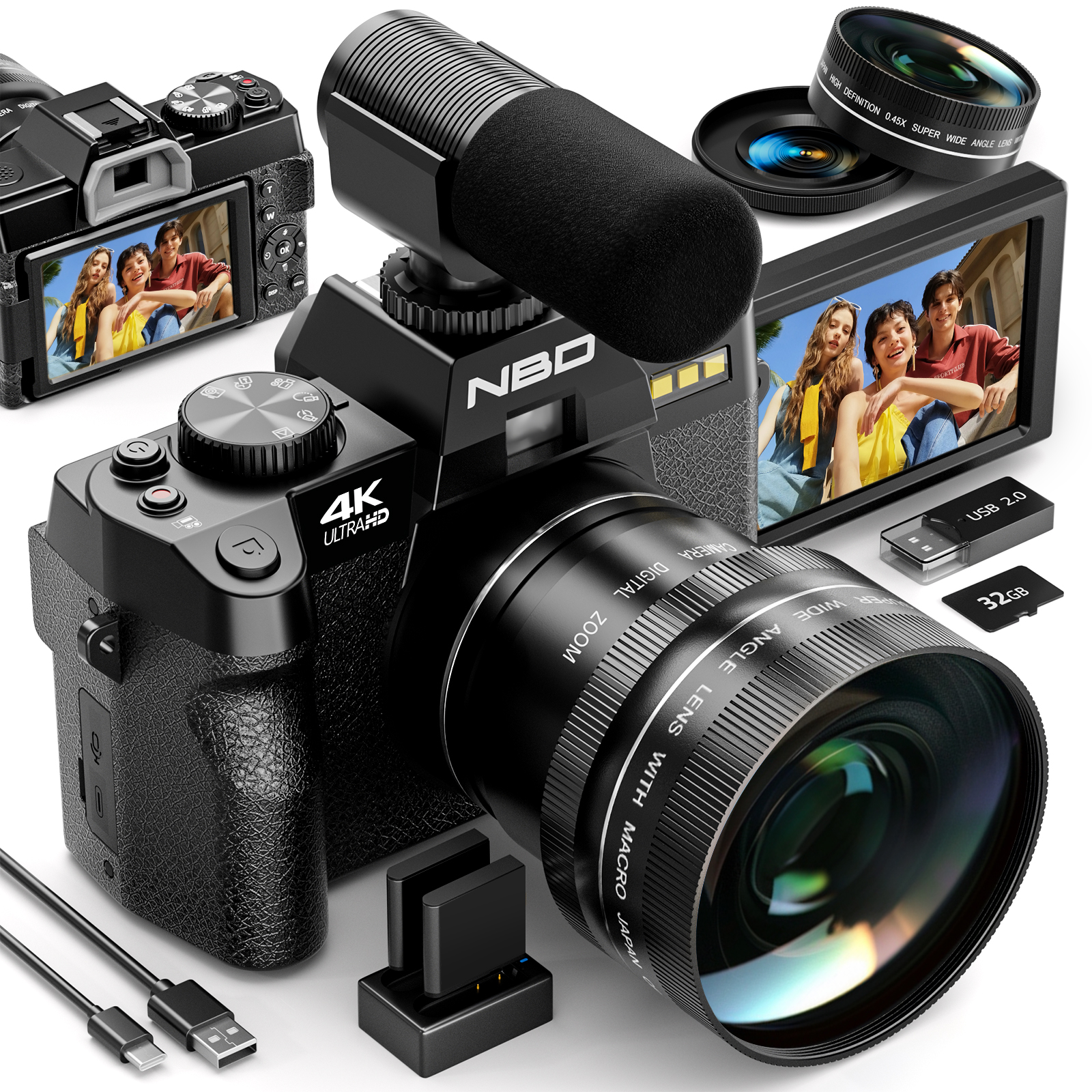 NBD S100F 48MP 4K Digital Came - огляд і ціна Korean Lifestyle Vlogs