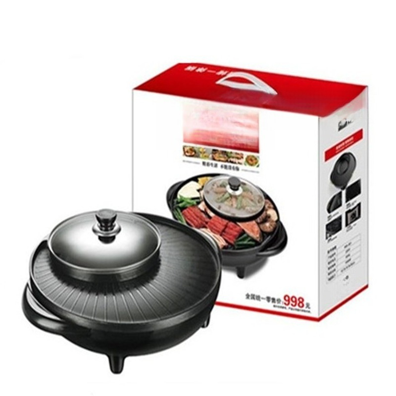 1600W Electric Multi-Cooker wi - огляд і ціна Korean Bbq Grill