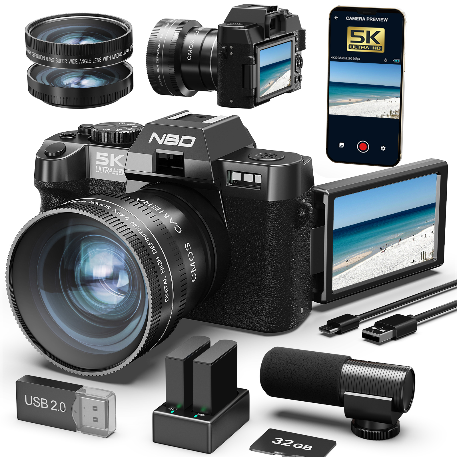 NBD Digital Cameras 5K&48MP Ph - огляд і ціна Lifestyle In Korean
