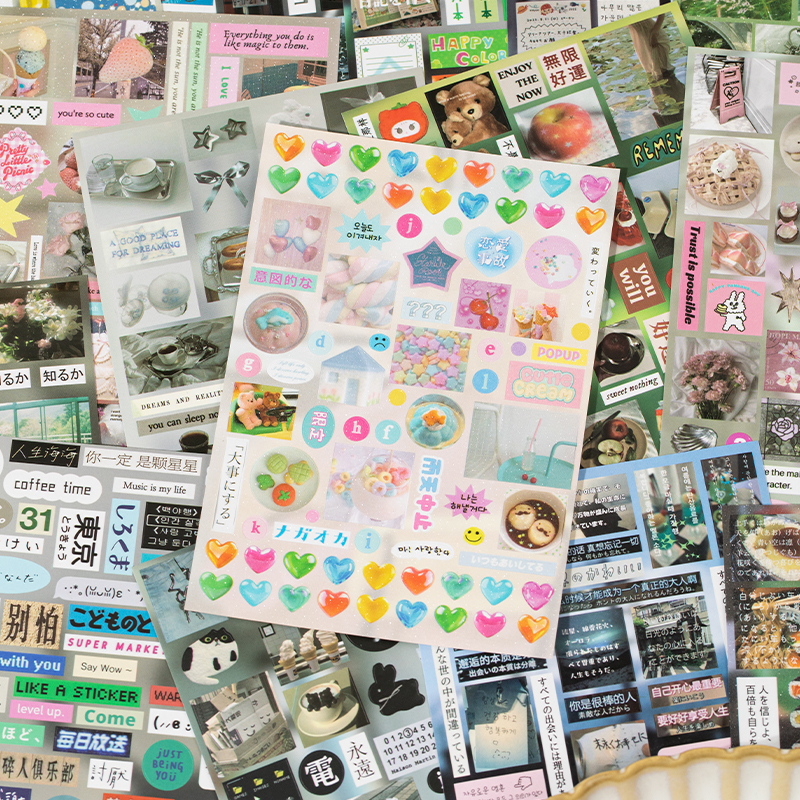 30Sheets Sticker Book Mist Rai - огляд і ціна The Korean Lifestyle Book
