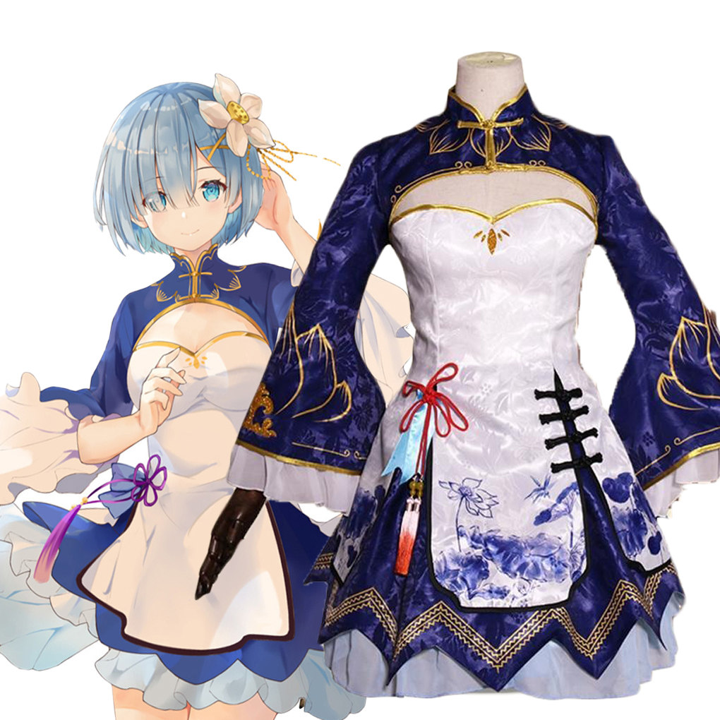 2025 Rem Ram Cosplay Cheongsam - огляд і ціна South Korea Lifestyle