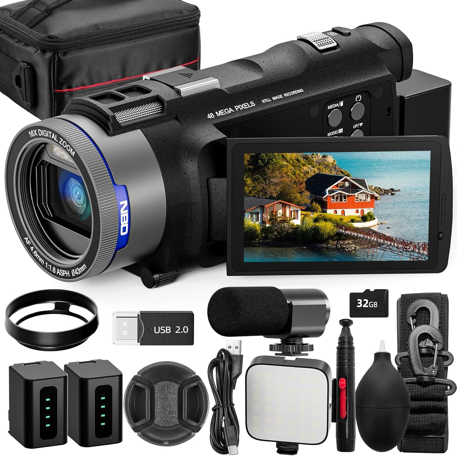 NBD 4K Camcorder Video Camera  - огляд і ціна Korean Lifestyle Vlogs