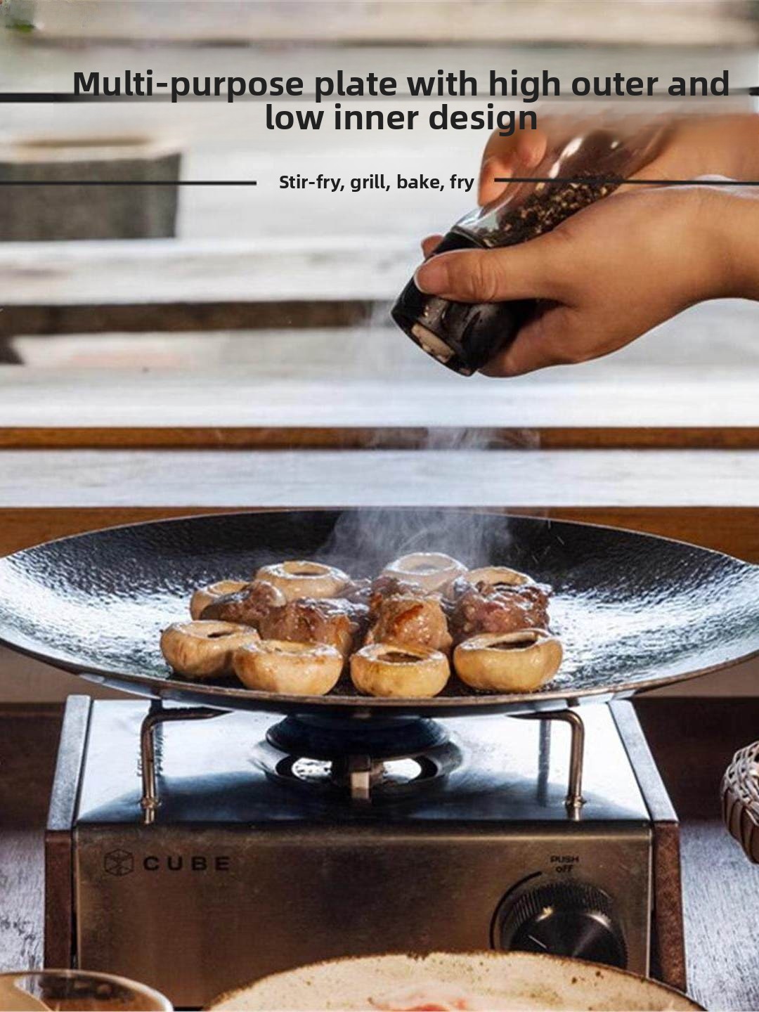 Outdoor Cast Iron Charcoal Gri - огляд і ціна Korean Bbq Grill