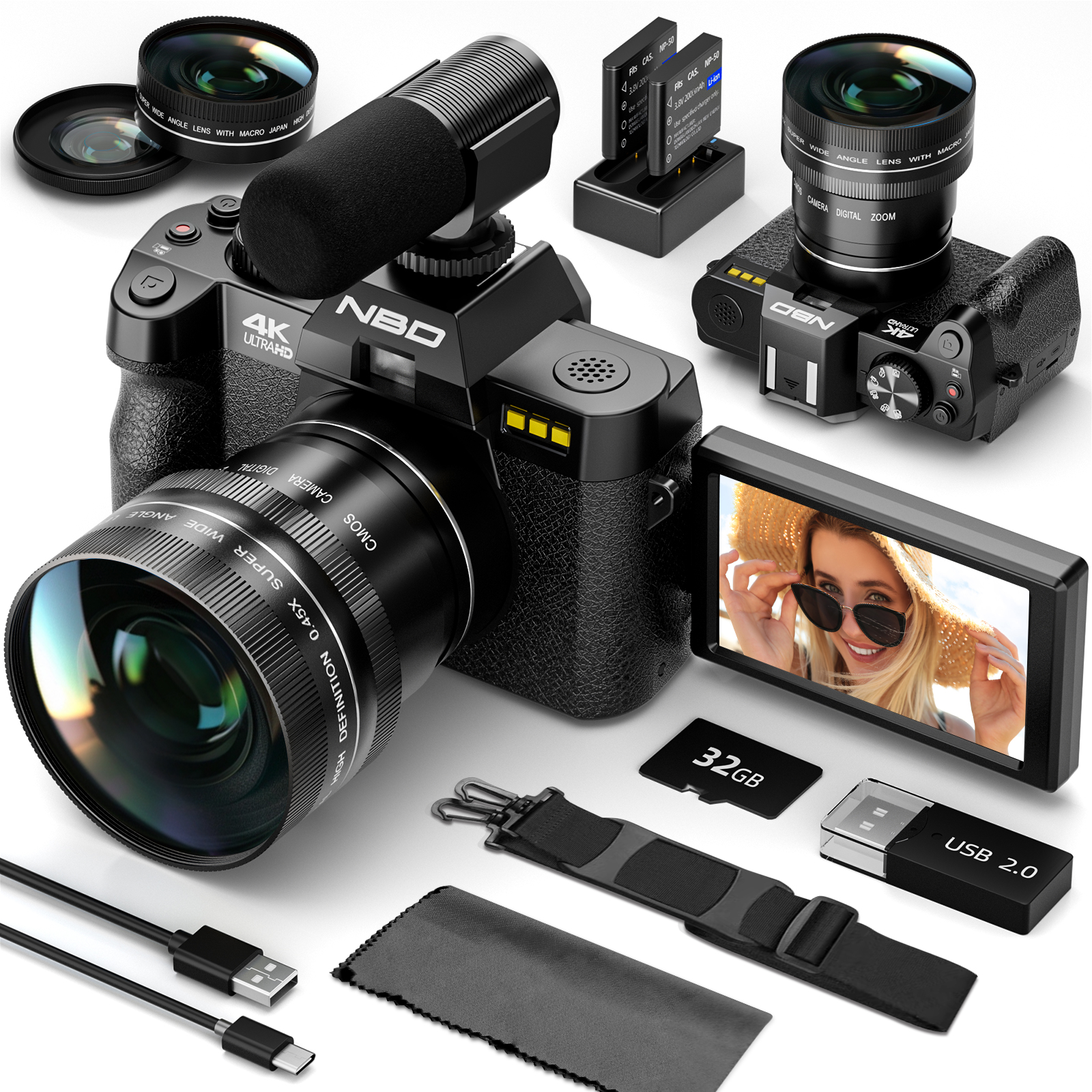 NBD 48MP 4K Digital Camera S10 - огляд і ціна Korean Lifestyle Vlogs