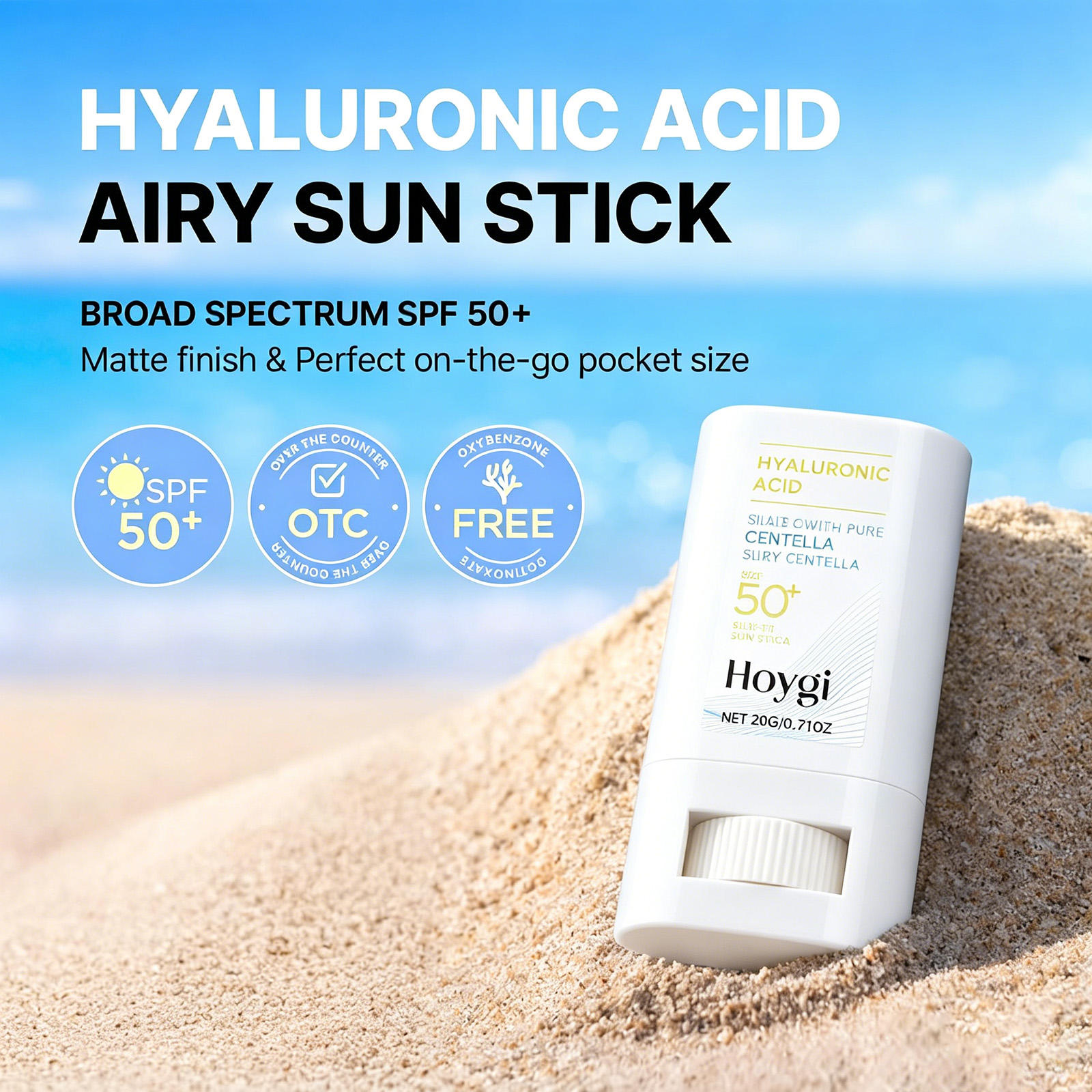Hyaluronic Acid Watery Sun Sti - огляд і ціна Sunstick Korean Spf