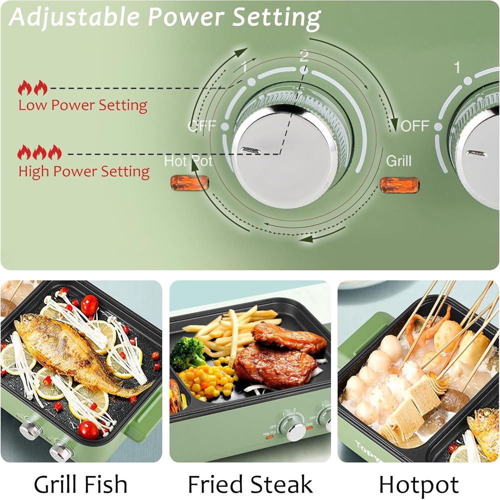 Hot Pot Electric with Grill, 2 - огляд і ціна Korean Bbq Grill